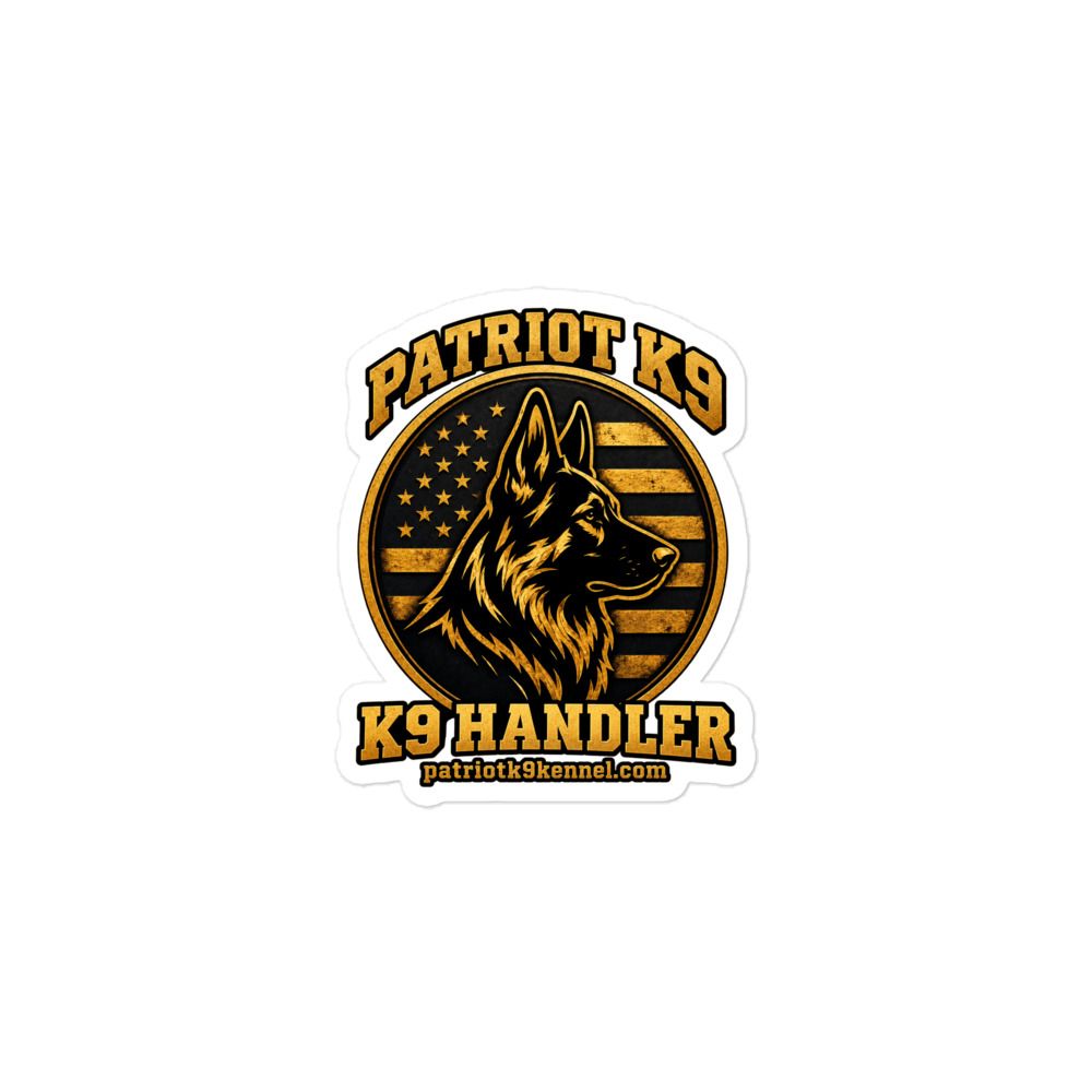 Patriot K9 Handler Logo Sticker
