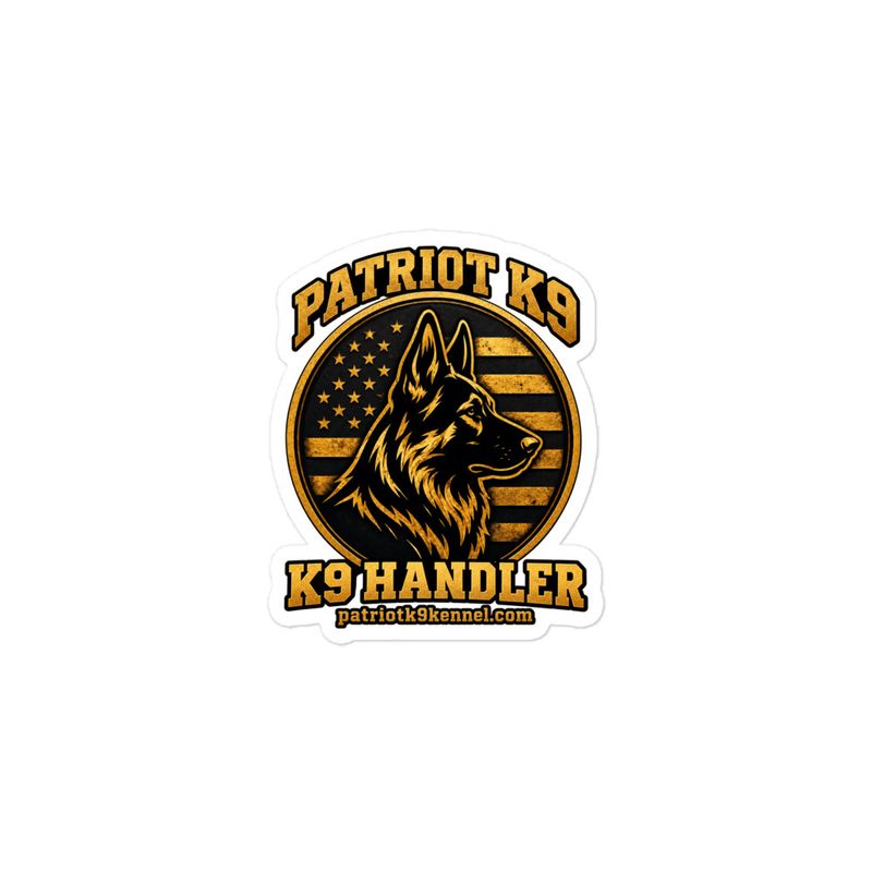 Patriot K9 Handler Logo Sticker