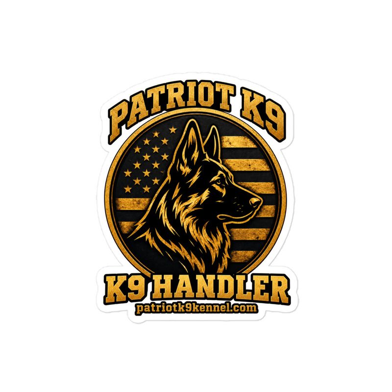 Patriot K9 Handler Logo Sticker