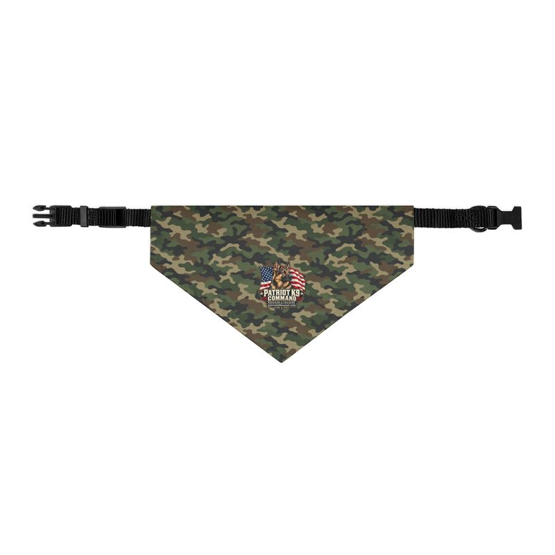 Patriot K9 Woodland Camo Dog Bandana