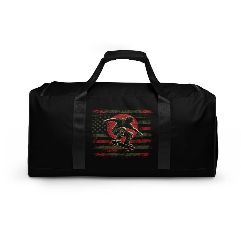 Patriot K9 Marine Veteran — All-Over Print Duffle Bag