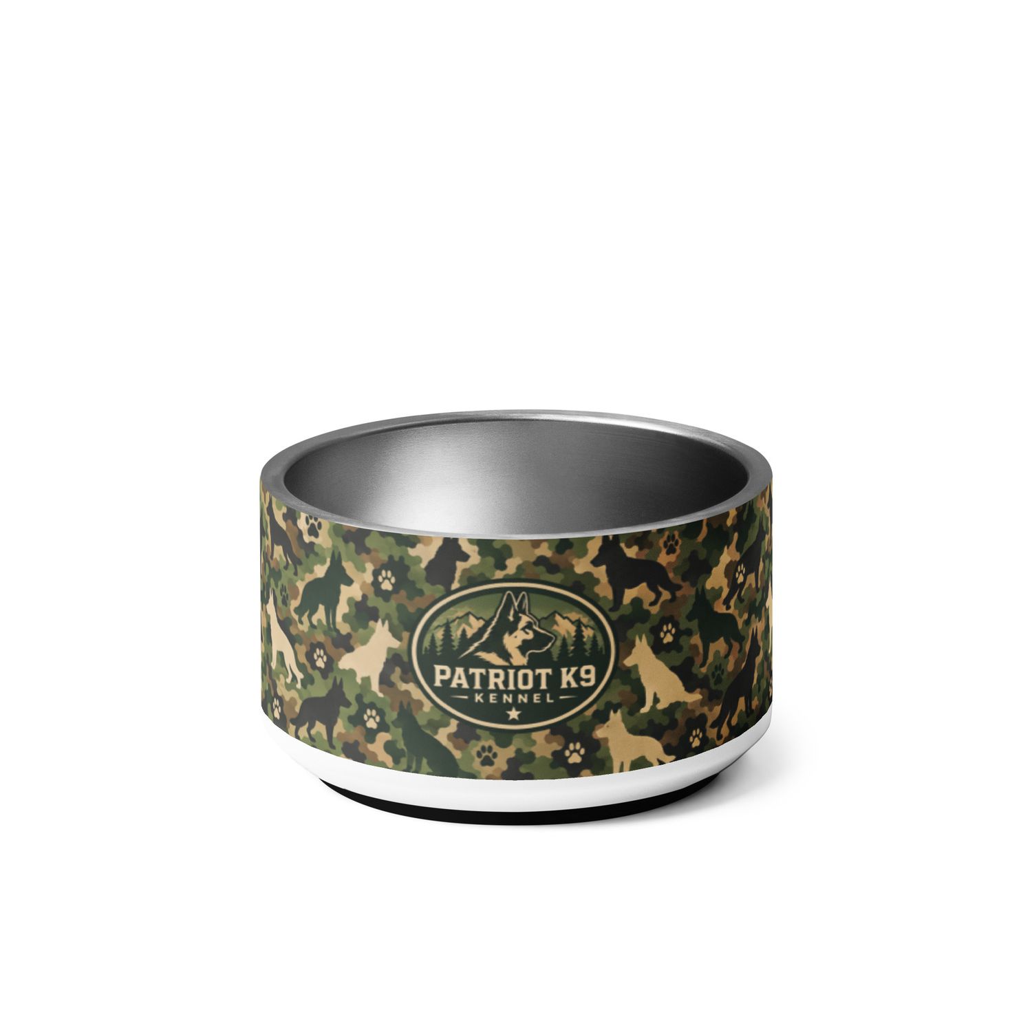 Patriot K9 Shepherd Camo Dog Bowl