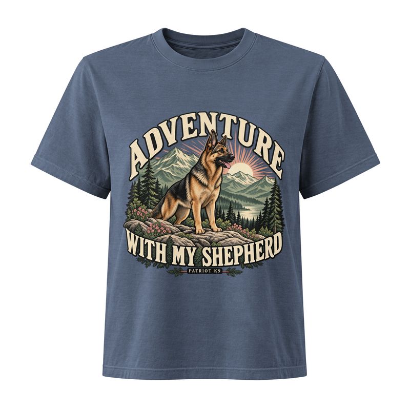 Patriot K9 — Adventure With My Shepherd Women’s Tee