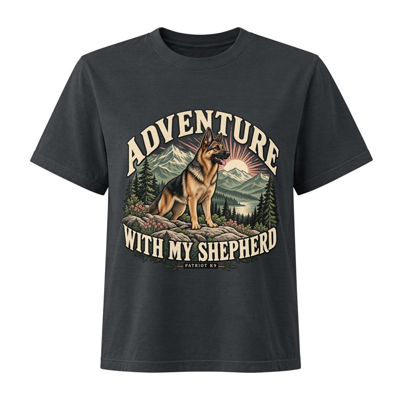 Patriot K9 — Adventure With My Shepherd Women’s Tee