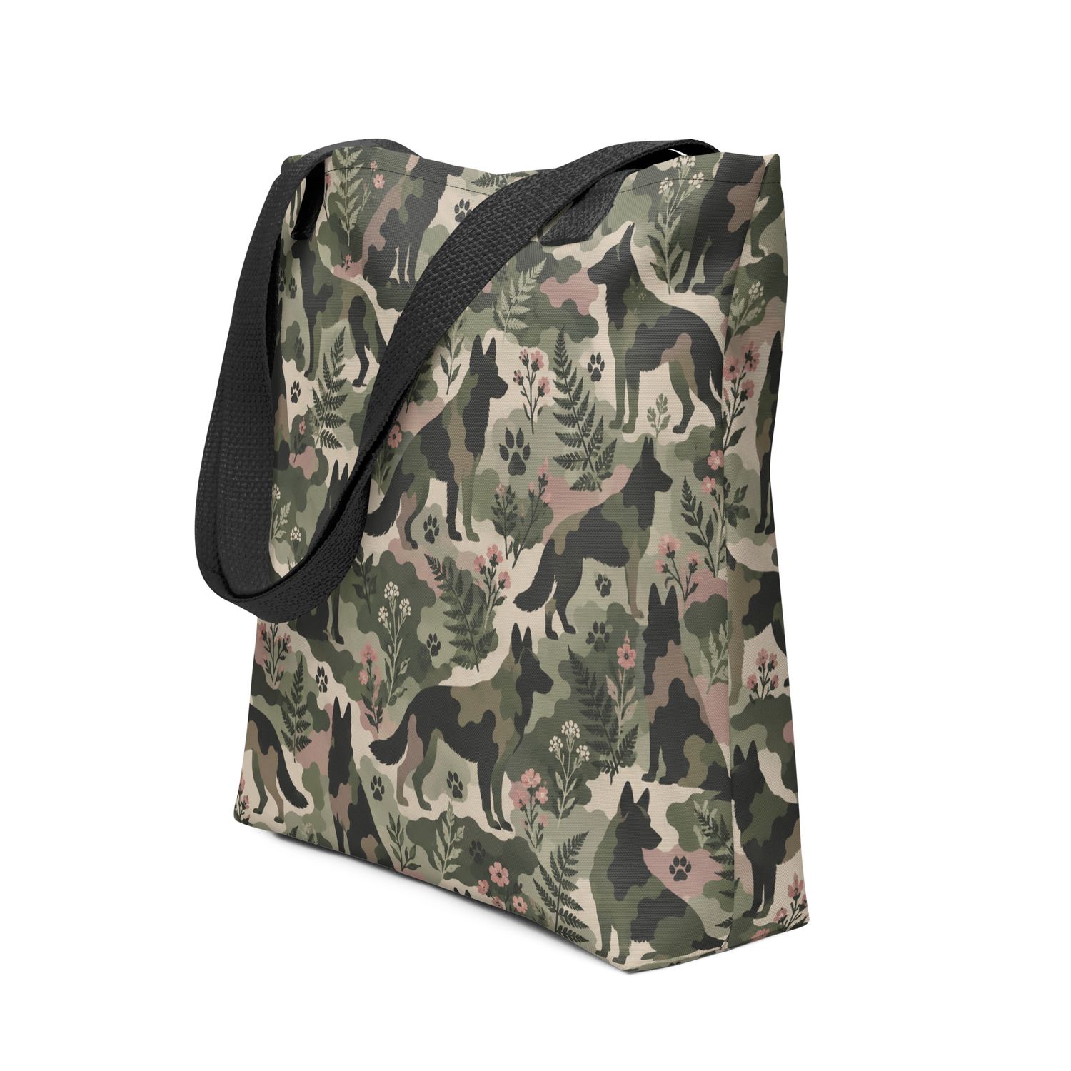 Patriot K9 — Shepherd Floral Camo Tote