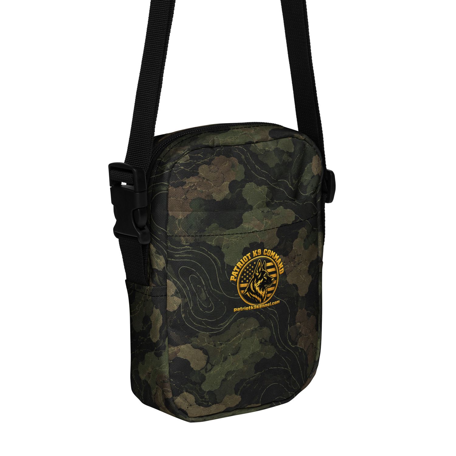Patriot K9 Woodland Topo Utility Crossbody Bag