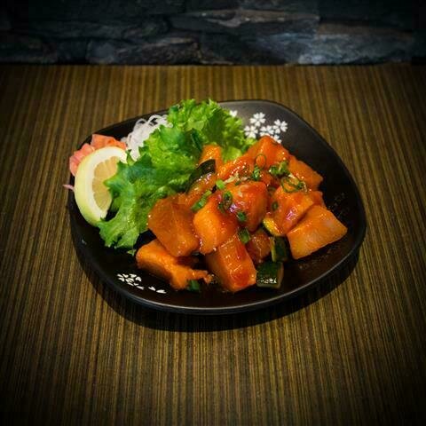 Spicy Tuna Sashimi, *Choose: Half (150 g)