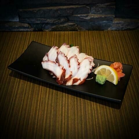 Tako Sashimi, *Choose: Half (5 pcs)