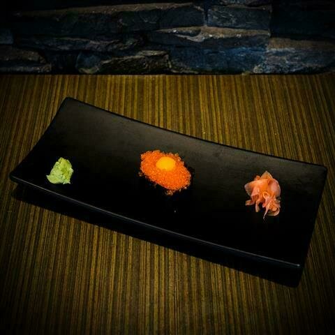 Tobiko with Quail Egg