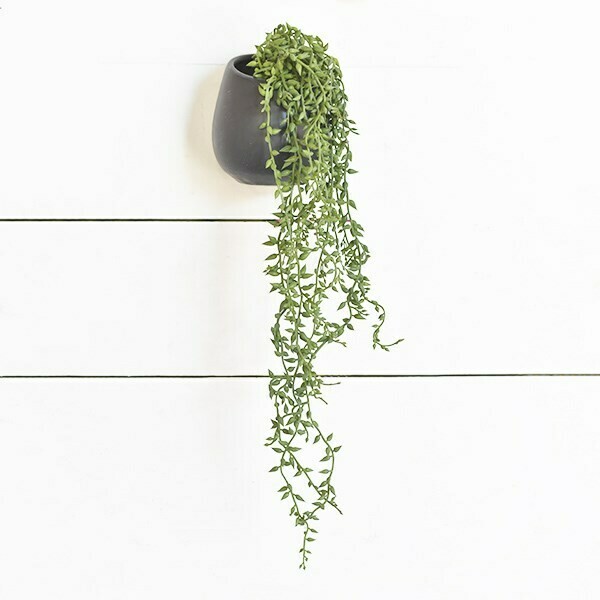 Hanging succulent pot-gray