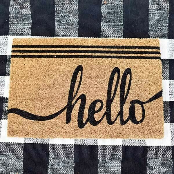 hello door mat