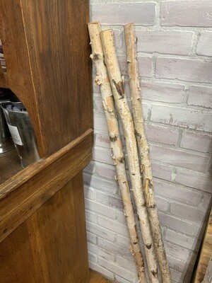 Birch poles
