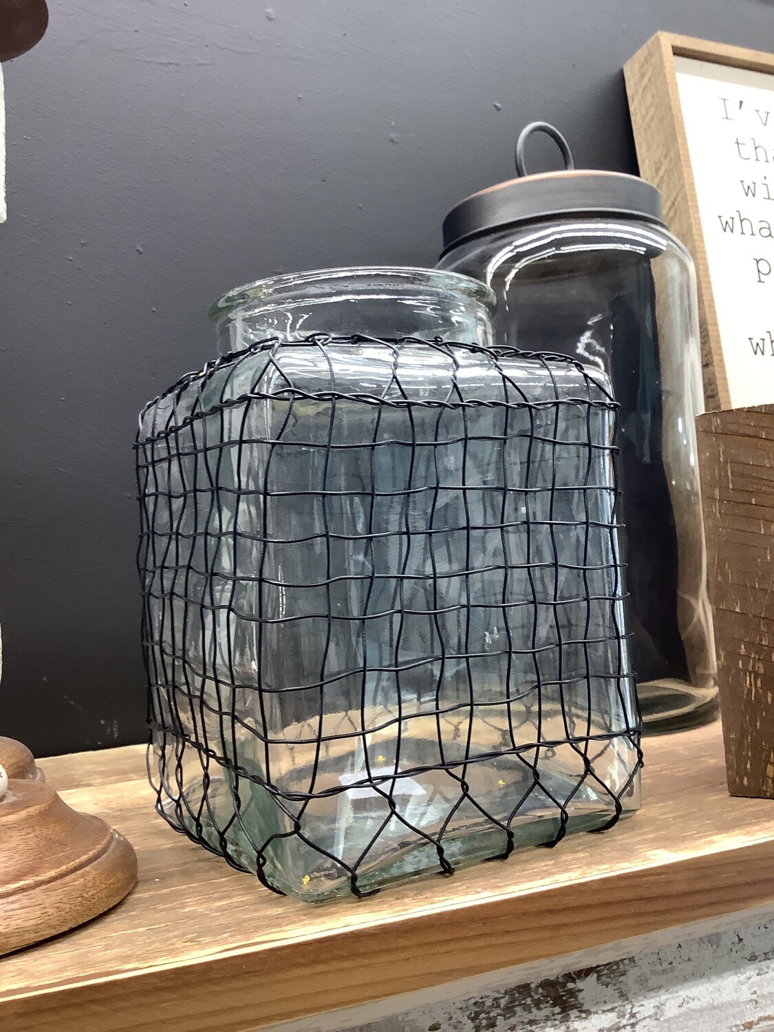 Square Wire Jar