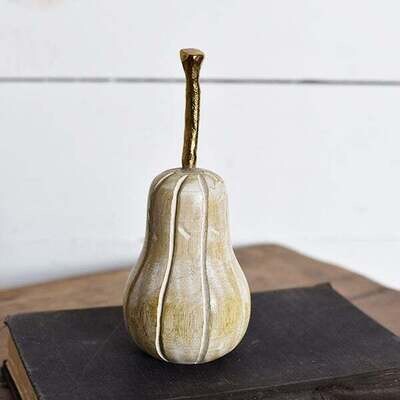7" Wood Pear