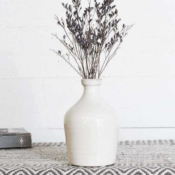 E-White Jug Vase