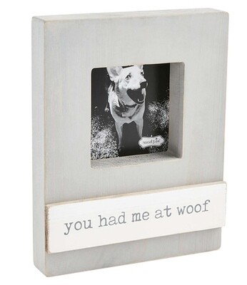 E-You had me at woof frame