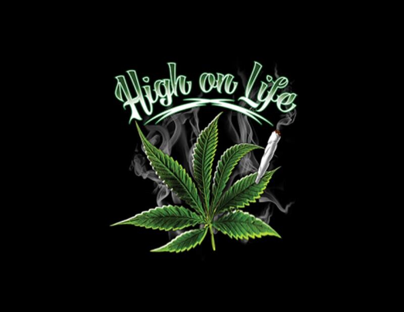 "High On Life" Comfortably Soft Cannabis Tee