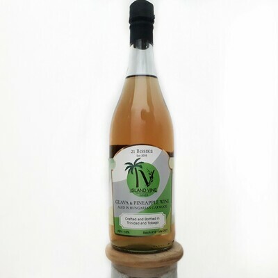 Guava and Pineapple Wine aged in Hungarian Oakwood