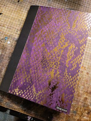Keepsake Journal - Macabre Violets...