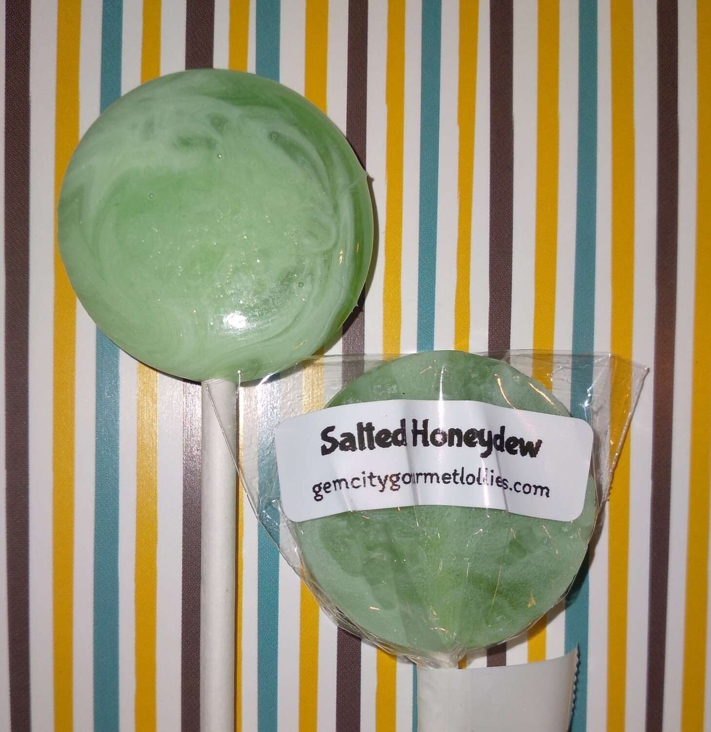 Salted Honeydew Lollipop