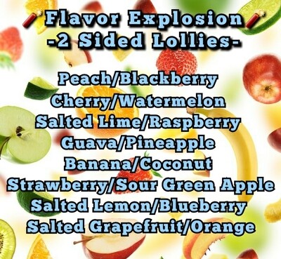 Flavor Explosion Assortment 8 2 Sided Lollies