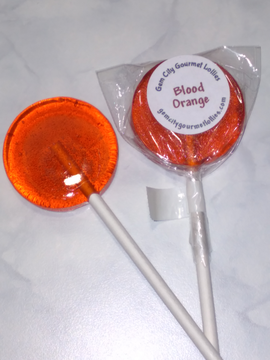 Blood Orange Lollipop