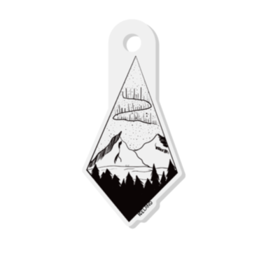 Iceland Inspired Keychain