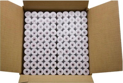 2 1/4" x 16' Thermal Receipt Paper Poynt Smart Terminal (100 rolls)