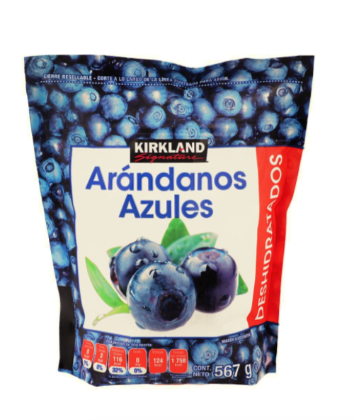 Arándanos Azules Enteros Deshidratados 567 g