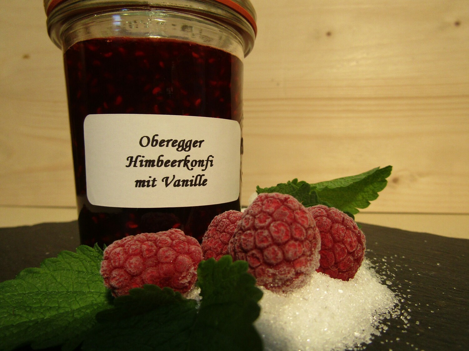 Himbeerkonfi mit Vanille