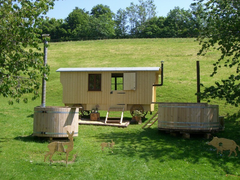 Übernachtung in unserem Zirkuswagen