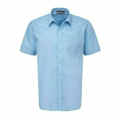 Short Sleeve Shirt in Blue for Boys by Banner