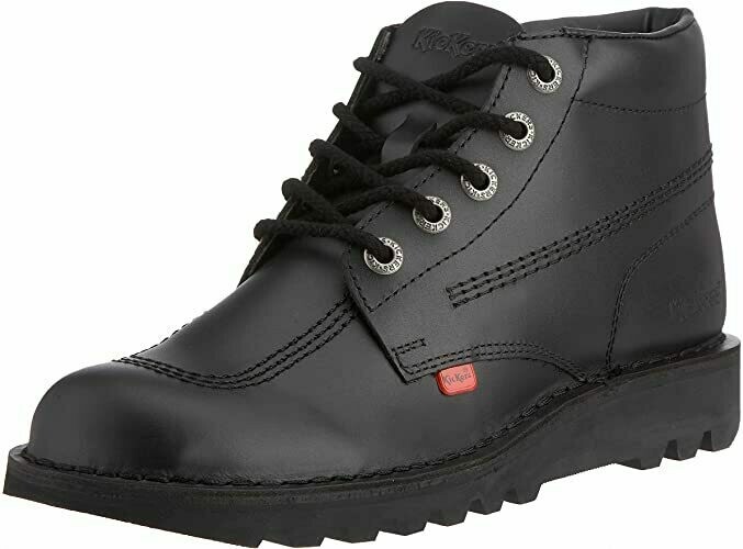 Kickers 'Kick High' Lace in Black Leather SALE!