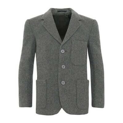 Grey Wool Blazer (Unisex)