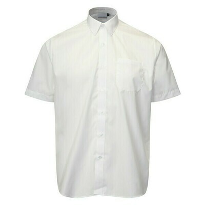 Short Sleeve Shirt in White for Boys by Banner