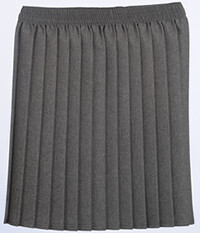 Primary School 'Knife Pleat' Skirt in Grey (From Age 3-4)