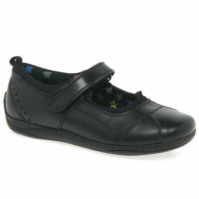 Hush Puppies 'Cindy' in Black Leather