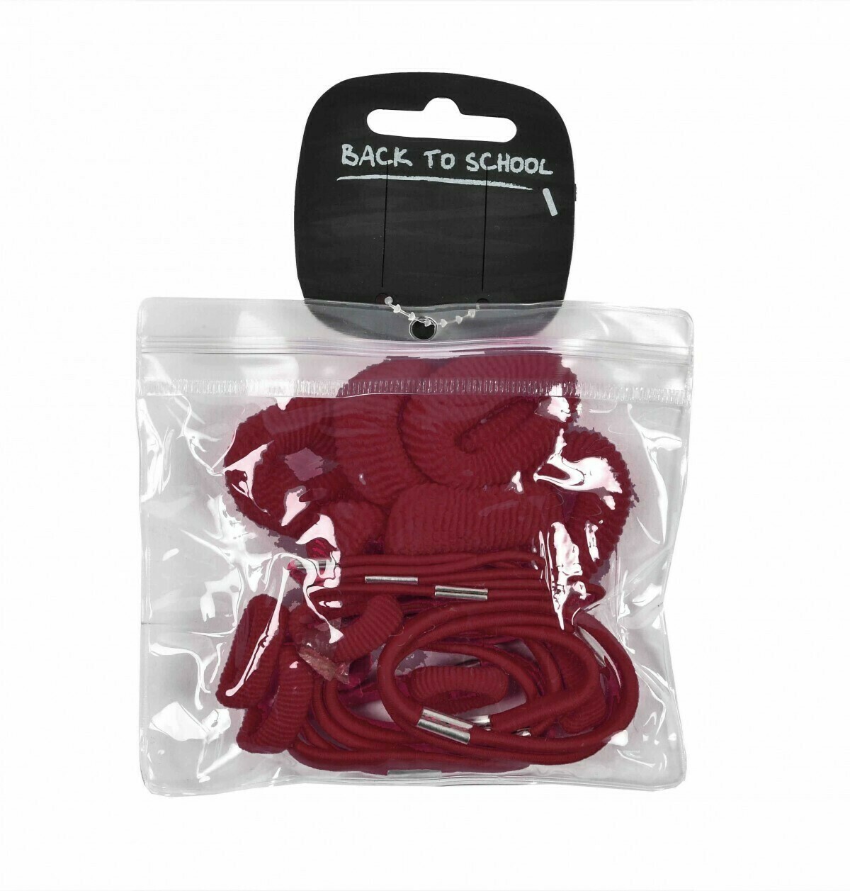 Pack of 24 Hair Bobbles (In Maroon) (Ponio)