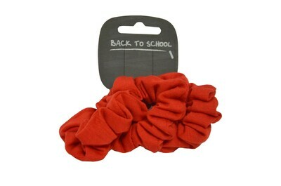 Scrunchies (Pack of 3) (In Red)