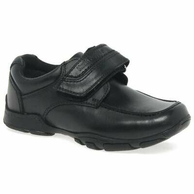 Hush Puppies 'Freddy' in Black Leather
