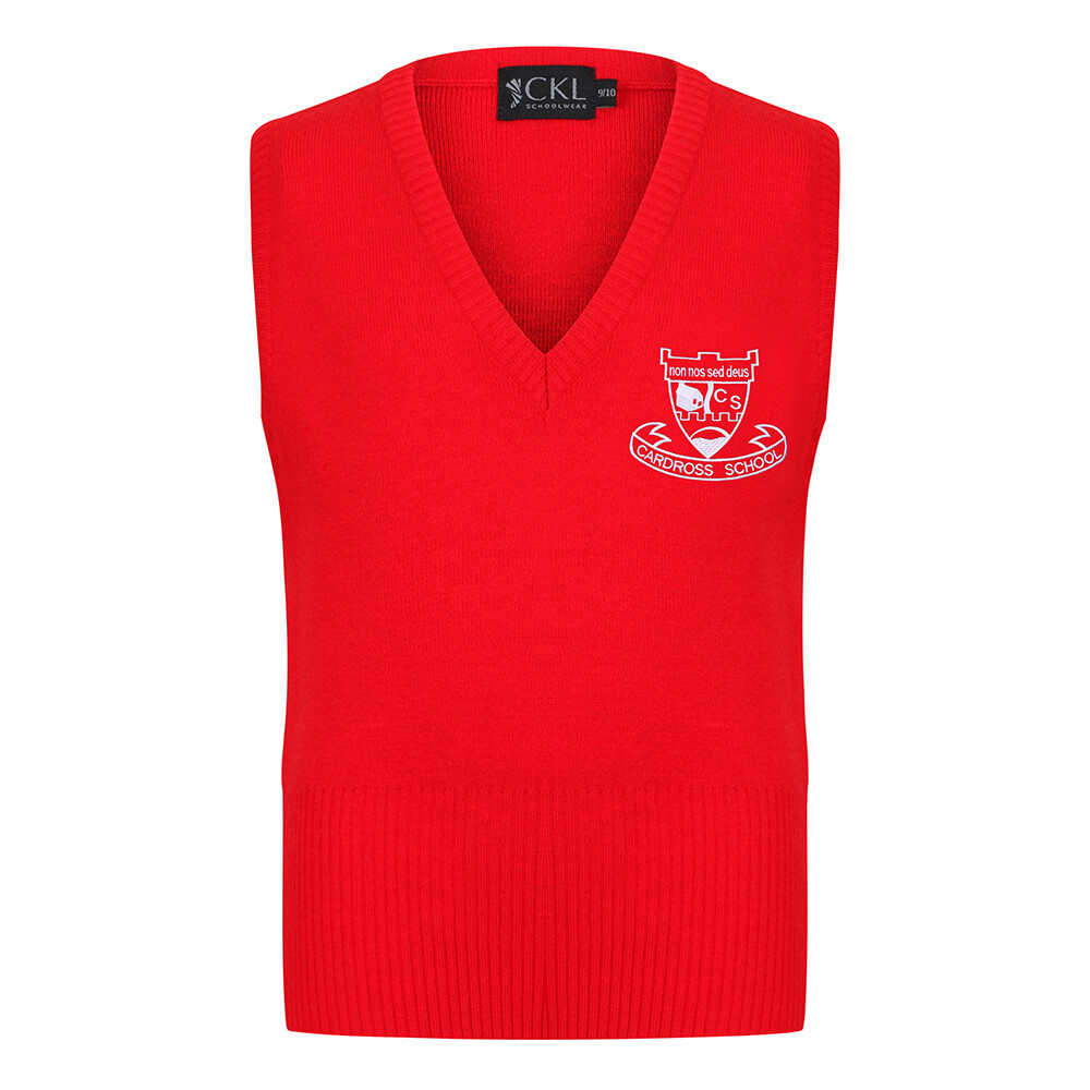 Cardross Primary Knitted Tank Top (choice of colour)