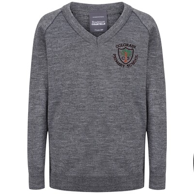 Colgrain Primary Knitted V-neck (choice of colour)