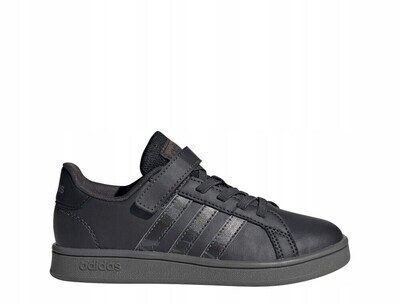 Adidas Grand Court Trainer (Black) (RCSGW6232) (Size 12 to 3)
