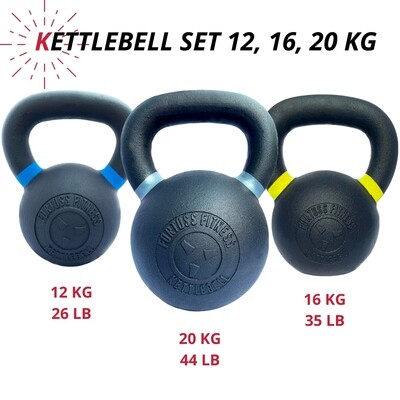 Kettlebell  Set 12,16, 20 KG