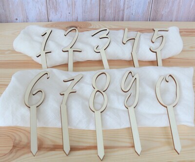 Caketopper "Numbers"