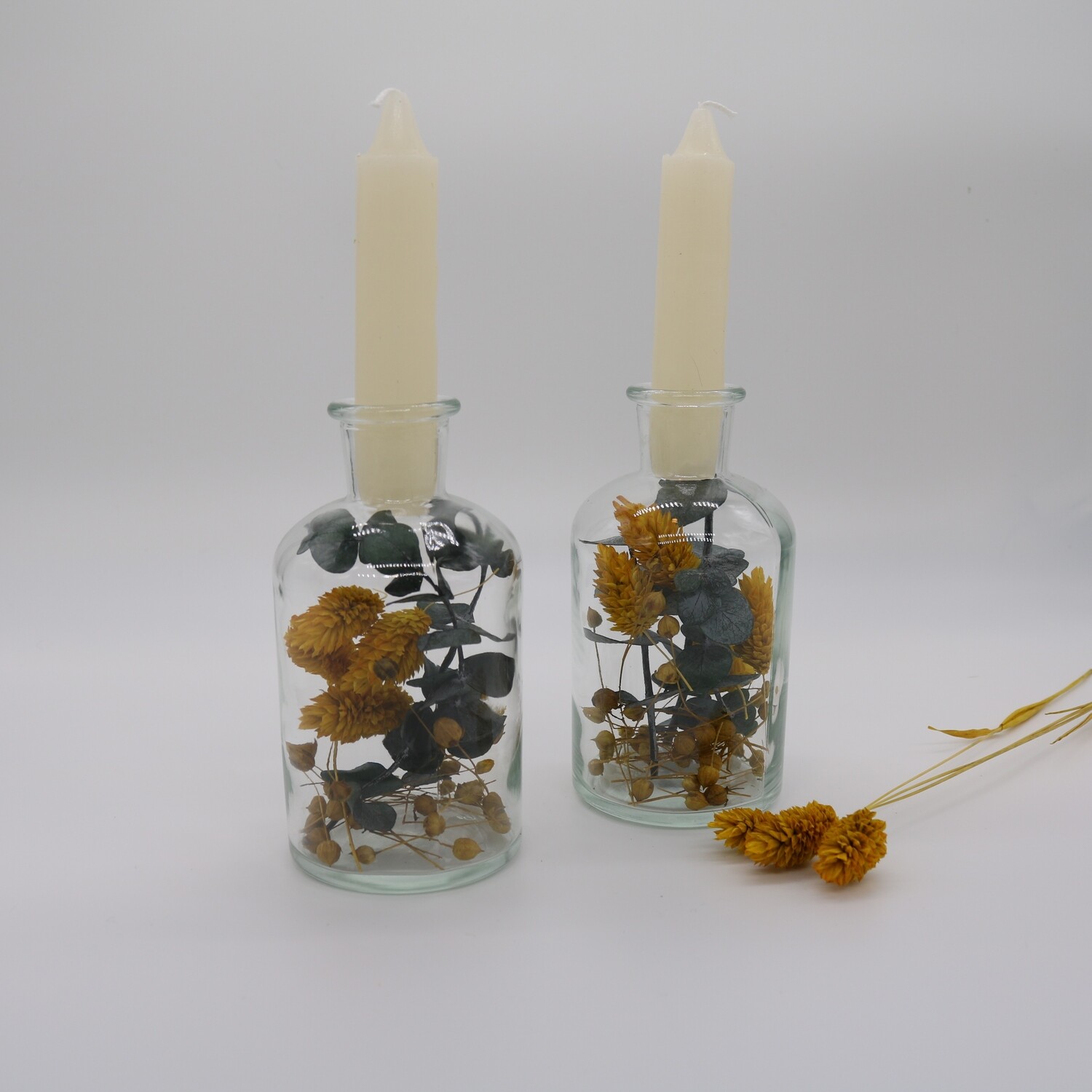 Set of candlesticks with stick candle "Grain"