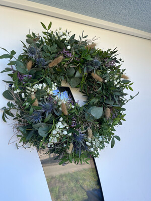 Fresh door wreath "Herb Garden"