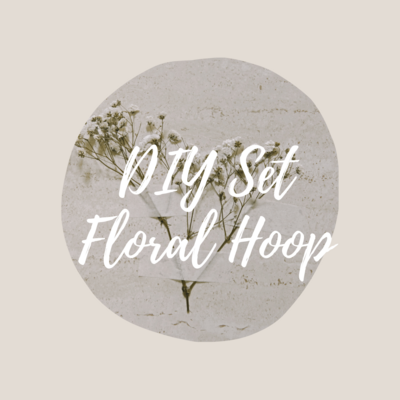 DIY Set Floral Hoop