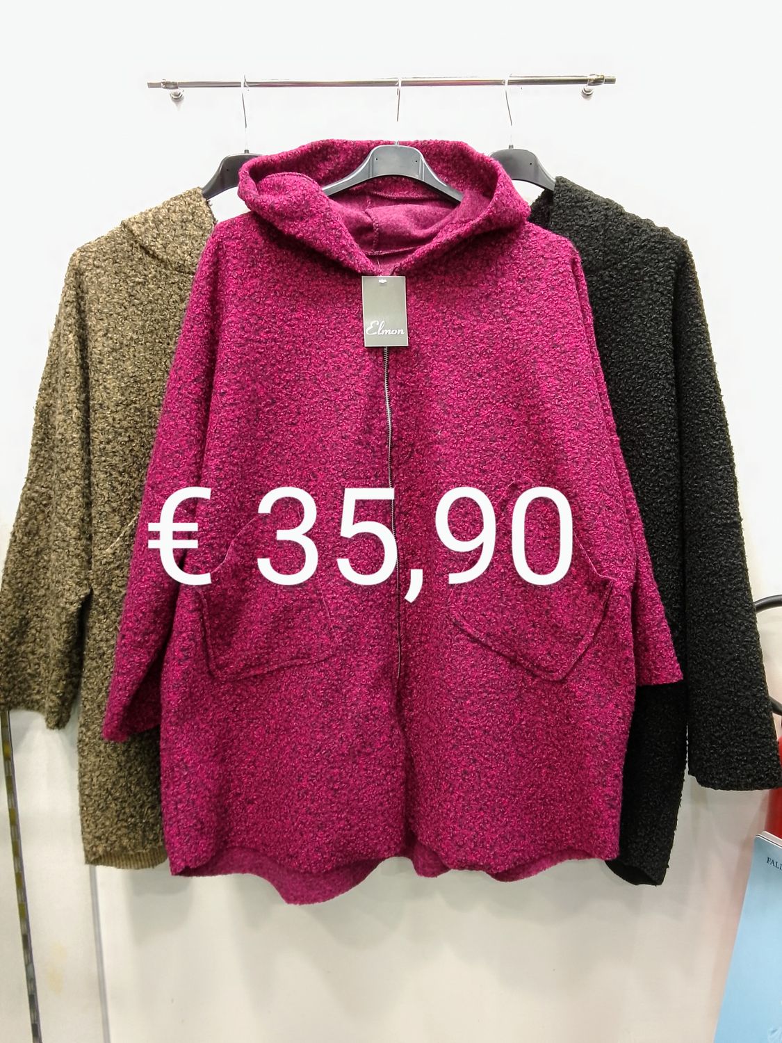 Giacca bouclé