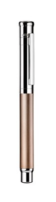 Design 04 Fountain Pen - satin finish sand matt lacquered with platinum plated